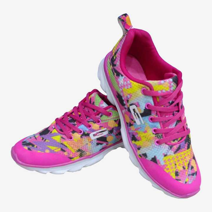 Goldstar G10 Sublime 03 Pink Yellow Sports Shoes For women Daraz