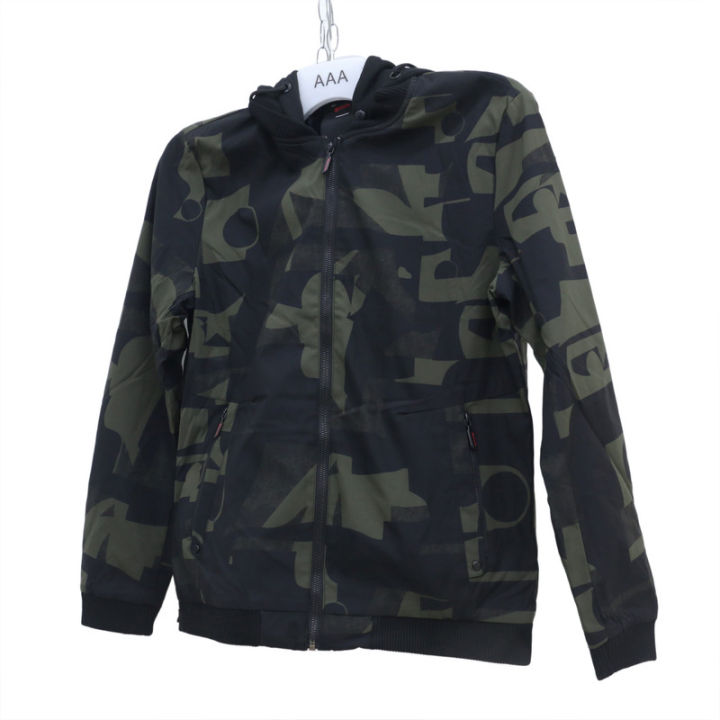 Black Green Army Print Jacket For Men Daraz .np