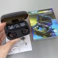 TWS M10 Wireless Earbuds | Play time 3-5 hours | Charging time 2 hours | 5-6 Time Charge With Earbuds Case. 