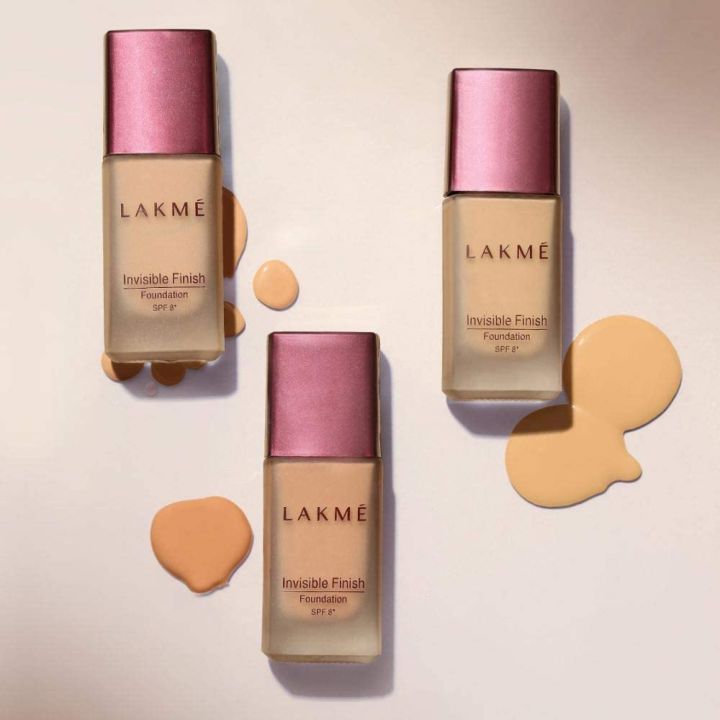 Lakme Invisible Finish SPF 8 Foundation - 25ml