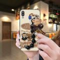 soft case Skin-friendly feel Phone Case For Samsung Galaxy M20/SM-M205FD Black pearl pendant Back Cover Waterproof cute. 