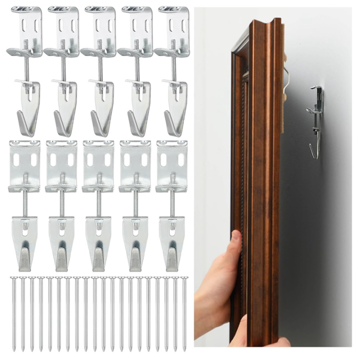 Home%20Organization%20Solution%20-%2010%20Pcs%20Picture%20Hangers%20with%20Adjustable%20J%20Hooks%20for%20Hanging%20Mirrors%20-%20Image%206