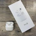 White TWS Pro 4 Wireless Bluetooth Connectivity BT5.0 EarBuds With Mic. 