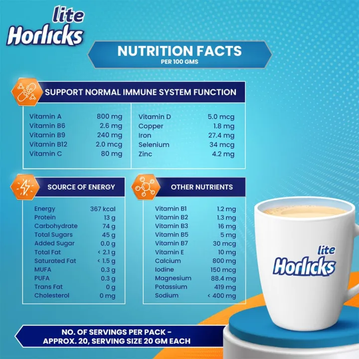 Lite%20Horlicks%20Nourishment%20for%20Active%20Adults,%20No%20Added%20Sugar,%20450gm%20-%20Image%204