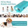 Portable Handheld Ultrasonic Dog with LED Light Luminous Dog Repeller Remote Control ​​Rechargeable Training Bark Stopper Outdoor. 