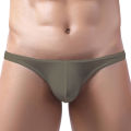 Men ́s panties with bikini thong n smooth soft G-stri men's underwear thong thong breathable ultra-thin men's panties U convex panties. 