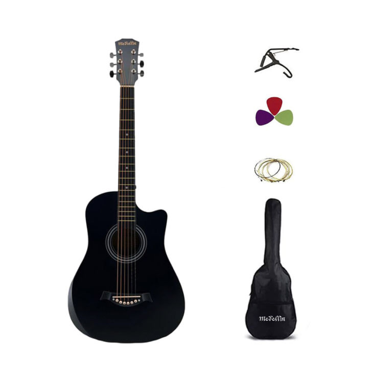 Medellin 38” Acoustic Guitar with Matt finish (Black)