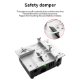 Mini Table Saw Electric Small Bench Saws Desktop Saw DIY PCB Model Cutting Tool Woodworking Lathe US Plug. 