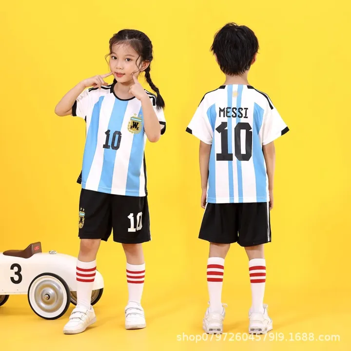 Miami%20Messi%20Jersey%20Children's%20Soccer%20Kit%20Set%20C%20Argentina%20World%20Cup%20Team%20Uniform%20for%20Girls%20and%20Boys%20Elementary%20School%20Students%20-%20Image%208