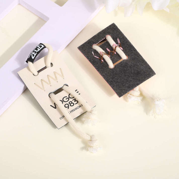 Korean%20Version%20English%20Leather%20Embroidery%20Washable%20Woven%20Mark%20Childrens%20Clothing%20Label%20Bag%20Fabric%20Patch%20X20%20-%20Image%203