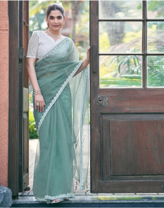 Saree%20For%20Women.%20Shimmering%20Net%20Blue%20Saree%20With%20Moti%20Work.%20Saree%20With%20Unstitched%20Blouse%20-%20Image%204