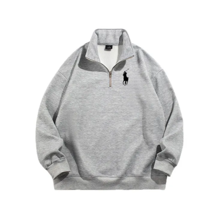 Polo%20Half%20Zip%20Chain%20Sweatshirt%20For%20Men%20-%20Image%203