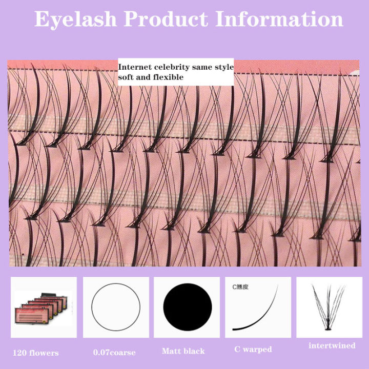 Anlinnet%20Professional%20Makeup%2060%20clusters%20Personal%20Cluster%20Eyelash%20Single%20tuft%20of%20M%20sandwich%20eyelash%20Grafting%20False%20Eyelashes%20-%20Image%204