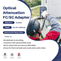 Handheld High Precision Optical Fiber Tester With Fc/Sc Adapter. 