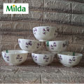 Milda Melamine Bowl 6 inch 6 pcs 750ml. 