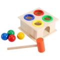 Novel Kids Hammering Game Wooden Ball Hammer Box Children Early Learning Educational Toy. 