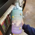 Bottle fitness, cup kettle, water bottle 2 girls and bottle drinking water plastic, boy liters, excitation straw, 1 pc.. 