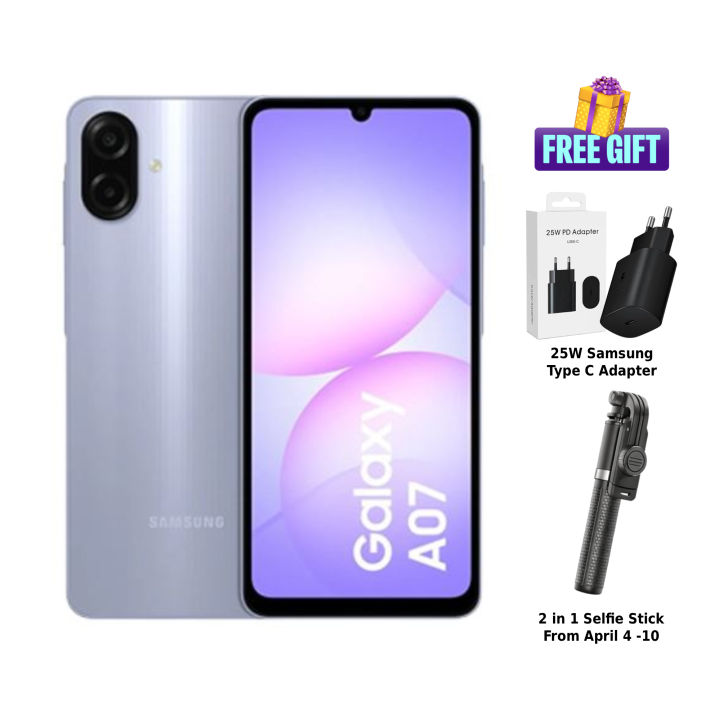 Samsung Galaxy A07 LITE (4GB/64GB) | 6.7" SuperAMOLED 90Hz Display | 50MP+2MP Rear Camera | 5000mAh Battery