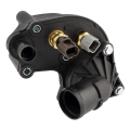 902-204 Thermostat Housing Coolant Water Pipe for Explorer Mercury Mountaineer 1997-2001 YU3Z8A586AA. 