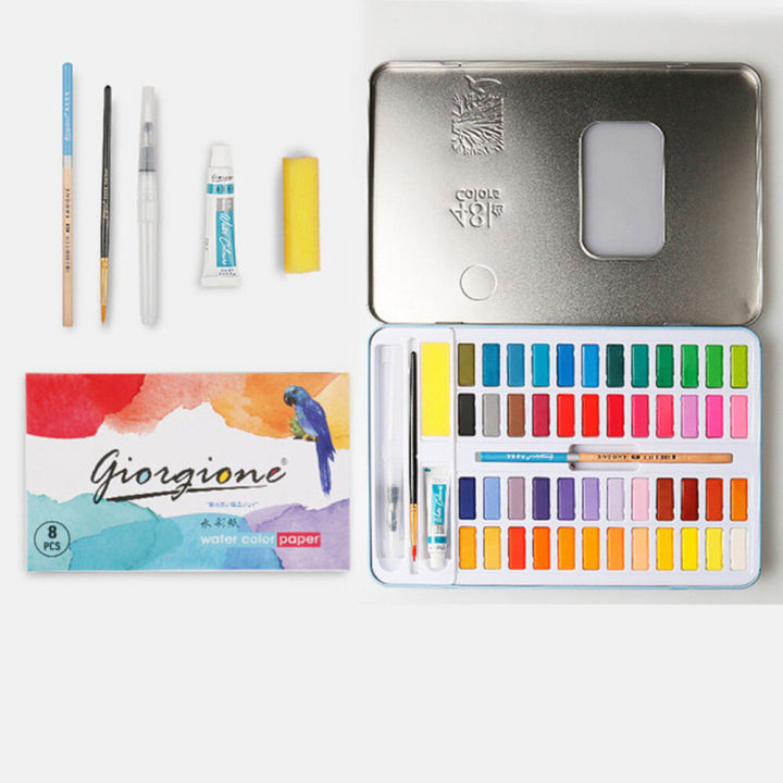 Giorgione%2048%20Colors%20Solid%20Watercolor%20Pigment%20Set%20Metal%20Iron%20Box%20Painting%20Tools%20Hand%20Painted%20Pigment%20Art%20for%20Drawing%20Supplies-Blue%20-%20Image%202