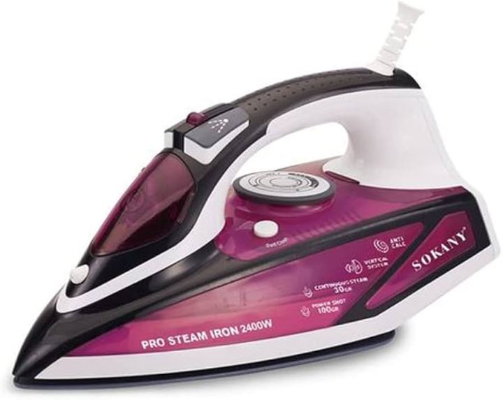 Sokany%20EL-8888%20Steam%20Iron%20Steam%20Spray%20Control%20Iron%202400W%20-%20Image%202