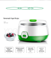 1L Stainless Steel Electric Yogurt Maker | Fully Automatic Curd/Dahi Maker with Removable Container for Home DIY. 