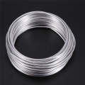 6X, 3mm Aluminium Wire 10M Craft Silver Wire for Jewellery Making Clay Modelling Bonsai and Model. 