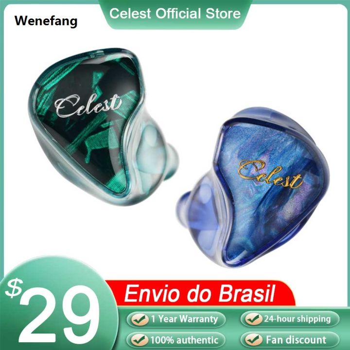 Wenefang Kinera Celest Wyvern Qing In-Ear Earphone Monitor IEMs Wired HiFi Luxury Headphone With Microphone Cable Gaming Earbuds Audio Headset