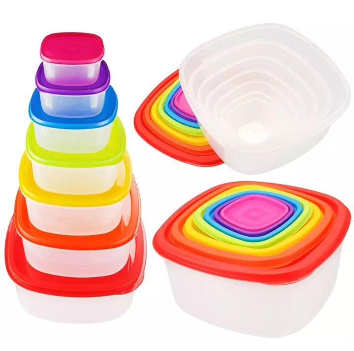 Rainbow%20Food%20Containers%20-Set%20of%207%20Pcs%20-%20For%20Easy%20Storage%20of%20Food%20,%20Grains%20,%20Flours%20,%20Spices%20Etc.%20-%20Image%203