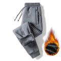 Thicken Warm Fleece Pants Men Winter Lambswool Casual Thermal Sweatpants. 