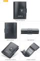 Baellerry Pu Leather RFID Blocking Pop Up Metal wallet Aluminum Card Case Anti Theft Purse For Unisex. 