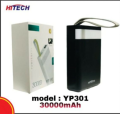 Hitech 30000mAh Power Bank with LED Light. 