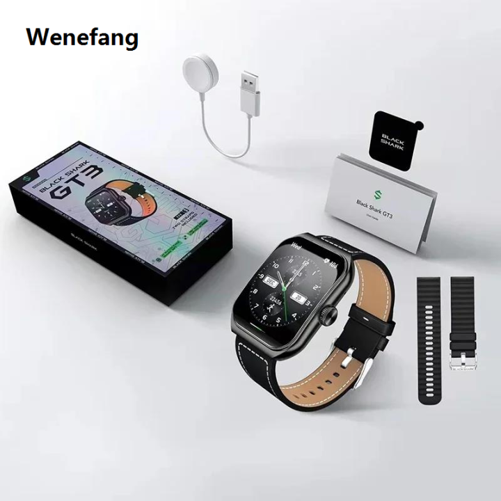 Wenefang%20%5BWorld%20Premiere%5DGlobal%20Version%20BLACKSHARK%20GT3%20Smart%20Watch%201.96''%20New%20Curved%20Amoled%20Display%20Support%20Bluetooth%20Call%20100+%20Sport%20Modes%20-%20Image%206