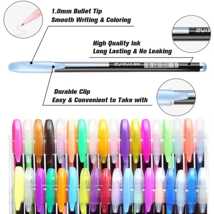 12/24Pcs%20Metallic%20Glitter%20Colors%20Gel%20Pens%20for%20School%20Office%20Adult%20Coloring%20Book%20Journals%20Drawing%20Art%20Markers%20Promotion%20Pen%20Cute%20-%20Image%202