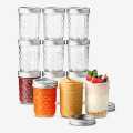 Glass Jar With Silver Air Tight Lid- Pack Of 4. 