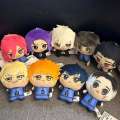 10cm Mini BLUE LOCK Plush Stuffed Seishiro Nagi Isagi Yoichi Chigiri Bachira Meguru Doll Pendant Keychain Toy For Gift. 