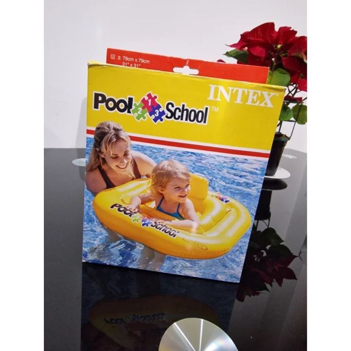 INTEX DELUXE BABY FLOAT POOL SCHOOL STEP 1 -  FOCUSING ON FUN AND FASTER LEARNING  PERFECT FOR BABIES