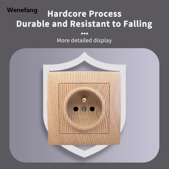 Wenefang%20WESA%20Wood%20Power%20Socket%20France%20Standard%20Electrical%20Outlet%20Standard%20Fashion%20Ground%20Wall%20Socket%20Embedded%20Plug%20Flame%20Retardant%20Plastic%20Panel%20-%20Image%202