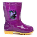Rubber Purple Rainboot Gumboots For Kids (Colour May Vary). 