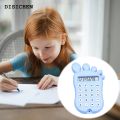 DISICHEN Hot Selling Calculator with High-quality Material Corner Calculator Multifunctional Cute Foot Shape Design Calculator with 8 Digit for Kids. 