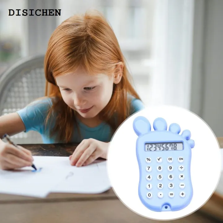 DISICHEN%20Hot%20Selling%20Calculator%20with%20High-quality%20Material%20Corner%20Calculator%20Multifunctional%20Cute%20Foot%20Shape%20Design%20Calculator%20with%208%20Digit%20for%20Kids%20-%20Image%204