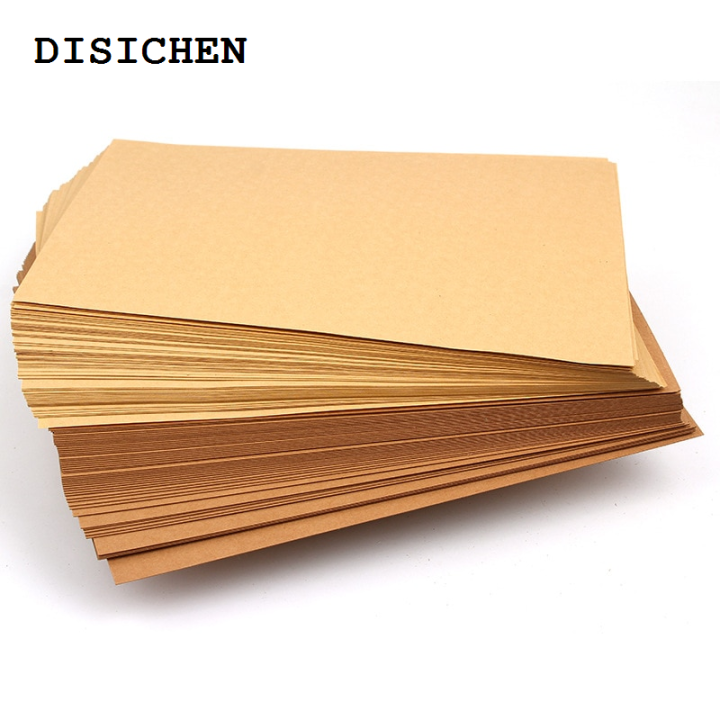 DISICHEN Portable 70-200gsm 10/20/50 s High Quality A4 Brown Kraft ...