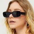 Retro Black Rectangle Best Selling Sunglasses For Women. 