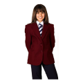 School And College Uniform Blazer For Kids - Maroon. 