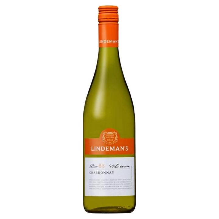 Lindeman's Bin 65 Chardonnay White Wine - 750ML -By Cheers Online