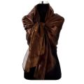 Fashion Solid Color Silky Shawls and Wraps Transparent Organza Sunscreen Long Shiny Cloak Scarves Soft Wedding Bridal Shawl. 