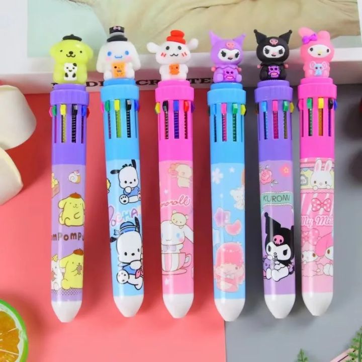 Kuromi 6in1 Multicolor Ball Pen