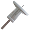 Car Tire Pattern Measuring Ruler Mini Stainless Steel Inspection Ruler Pattern Depth Inspection Vernier Caliper Tools. 