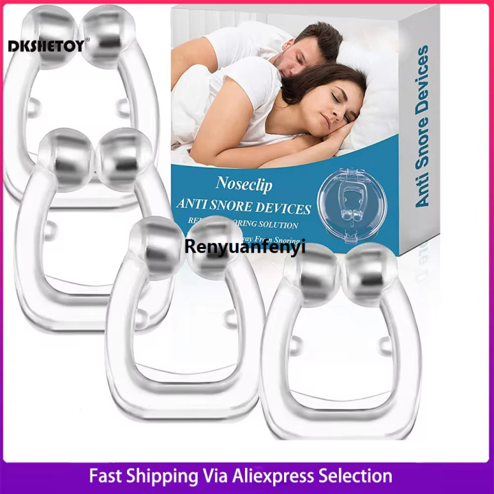 Renyuan Anti Snoring Device Nose Clip vent blocker Silicone Snore Stop ...