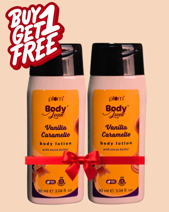 Plum Goodness Vanilla Caramello body lotion | 90ml